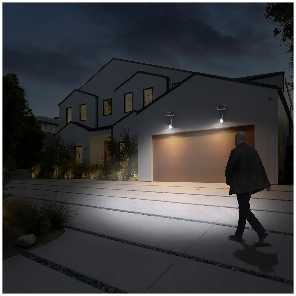 Infinity X1 Solar Security Motion Lights 2 Pack White Rechargeable - Image 6
