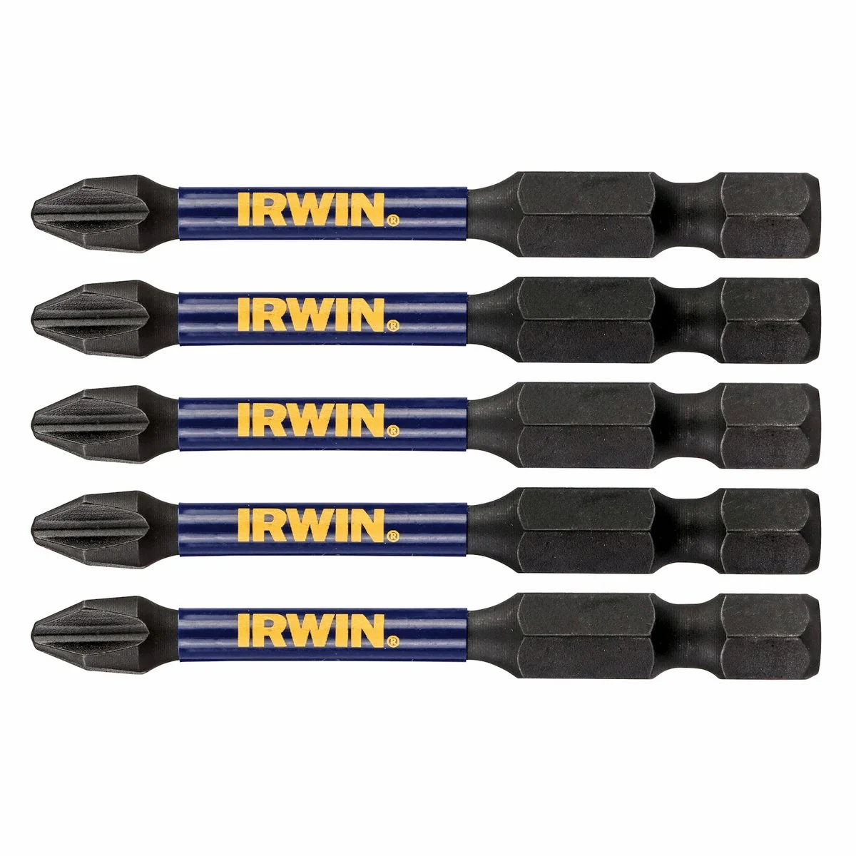 Irwin Impact Bits - 57mm - Magnetised - High Torque Performance - 5 Pack - Image 2