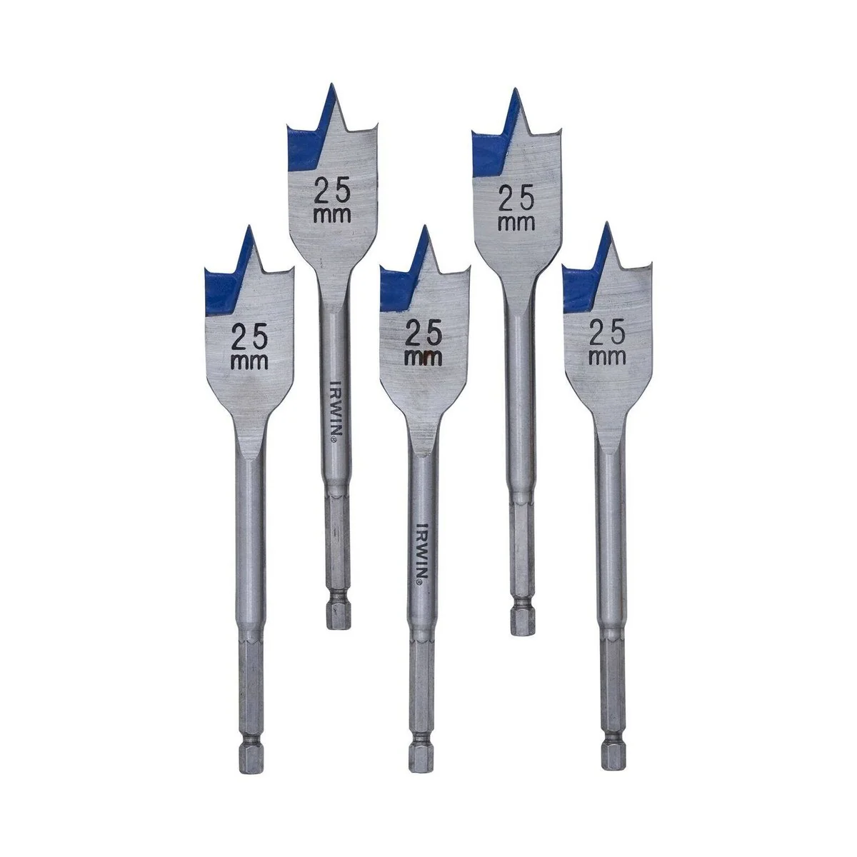 Irwin Spade Bit - 25mm - Blue Groove - 5 Pack
