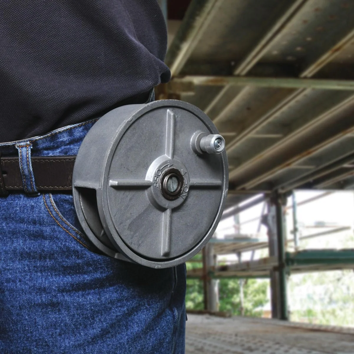 Jack Tie Wire Reel - 150mm - Aluminium - Left or Right Handed Use - Image 2