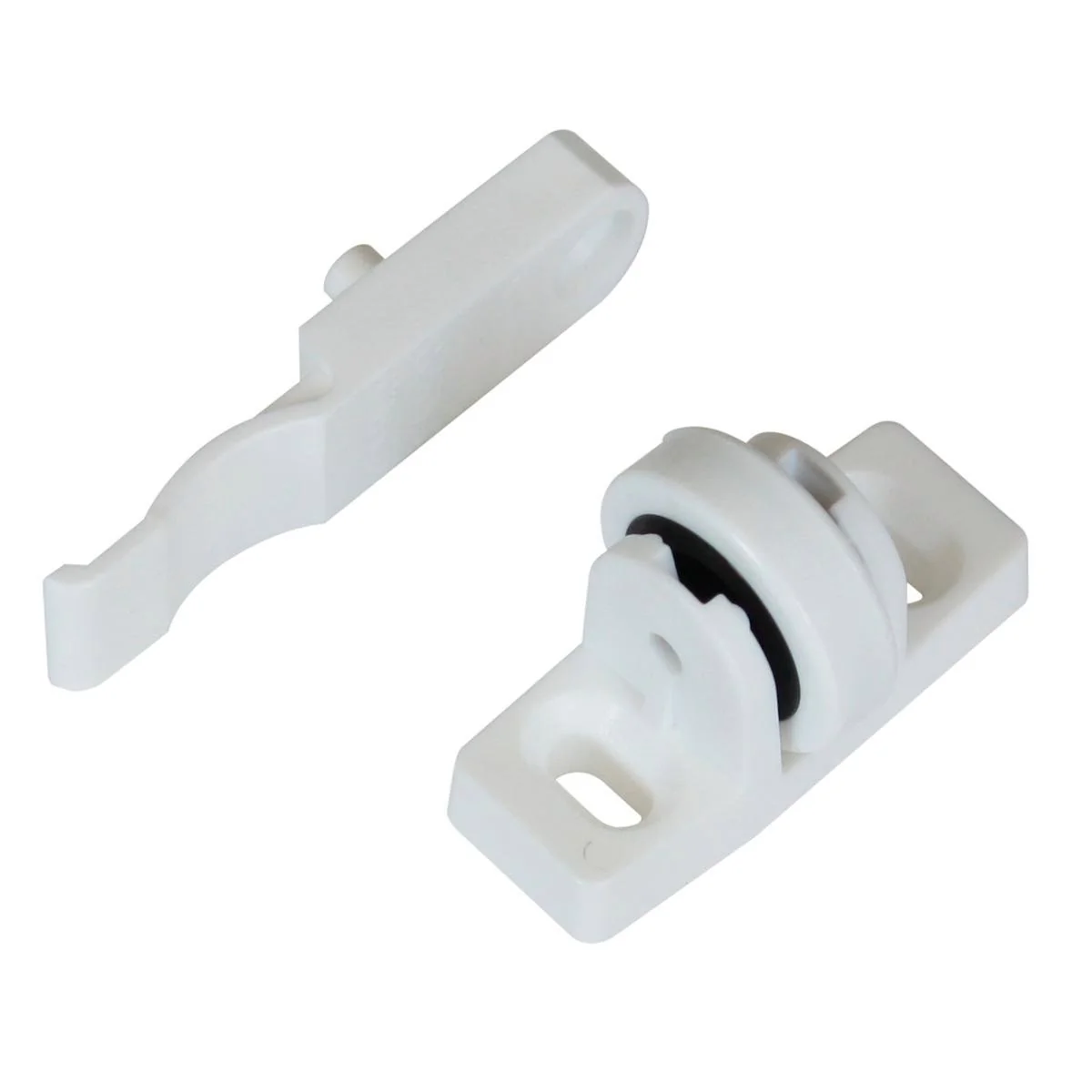 Kaboodle Corner Door Roller Catch - Plastic - 85mm - Prevents Sagging