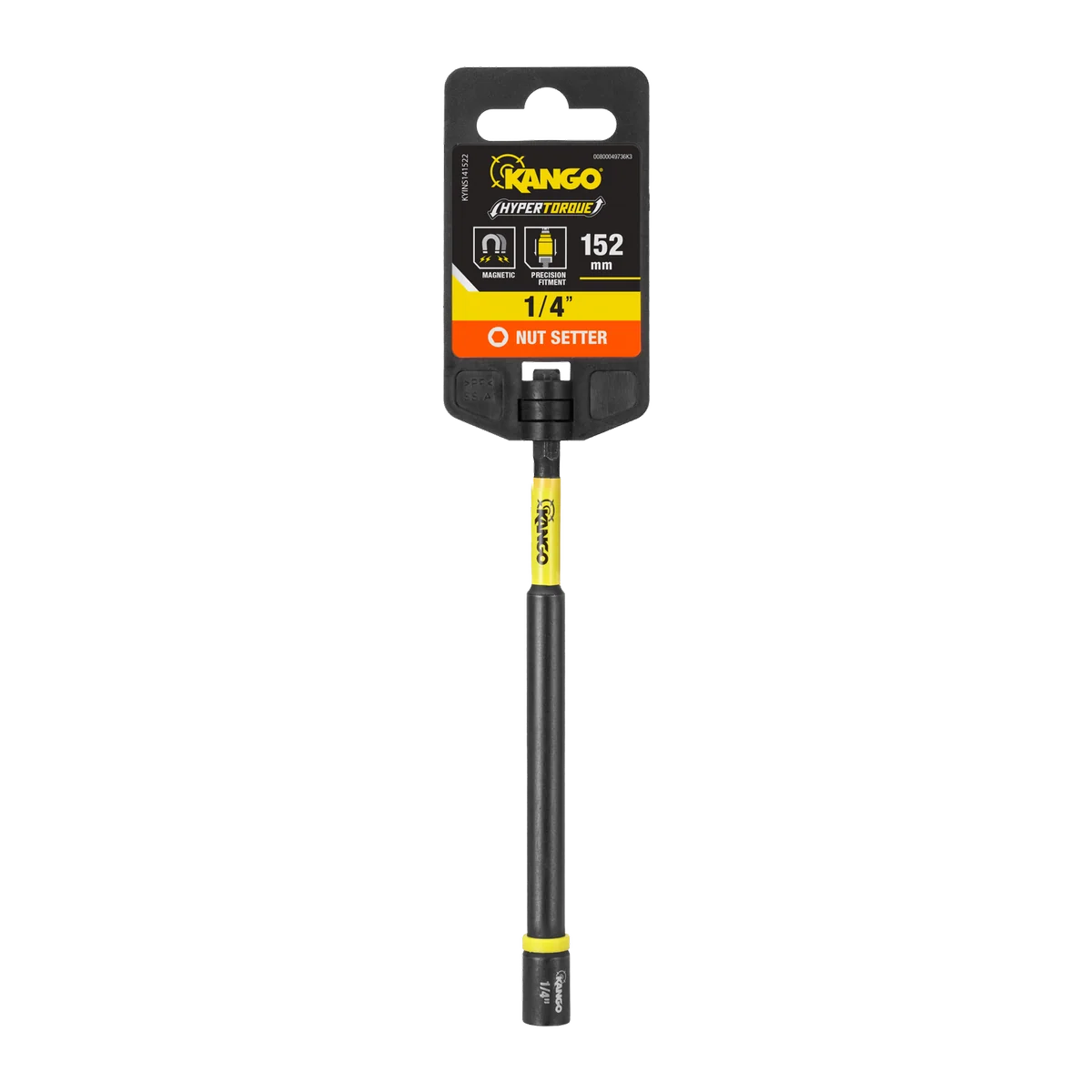 Kango 152mm Hypertorque Magnetic Nut Setter - ¼” Hex - Torque Absorption
