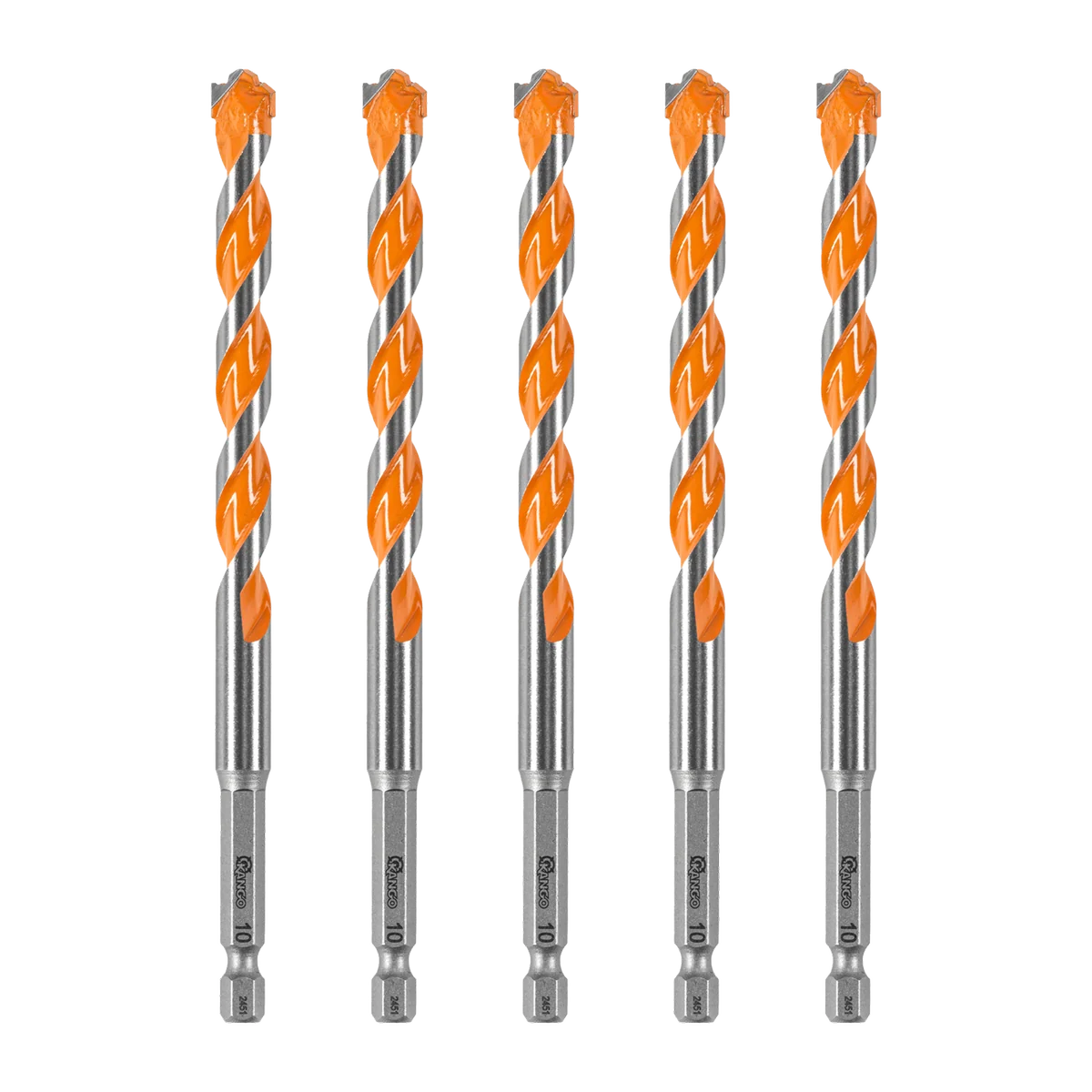 Kango Masonry Drill Bit 10mm x 150mm 5 Pack - Durable Carbide Tip - Image 2