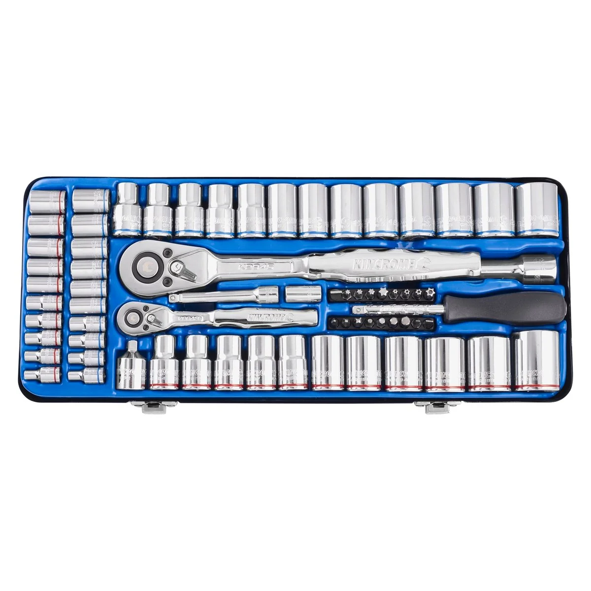 Kincrome Socket Set - 69 Piece - Chrome Vanadium Steel - Metric & Imperial - Image 2