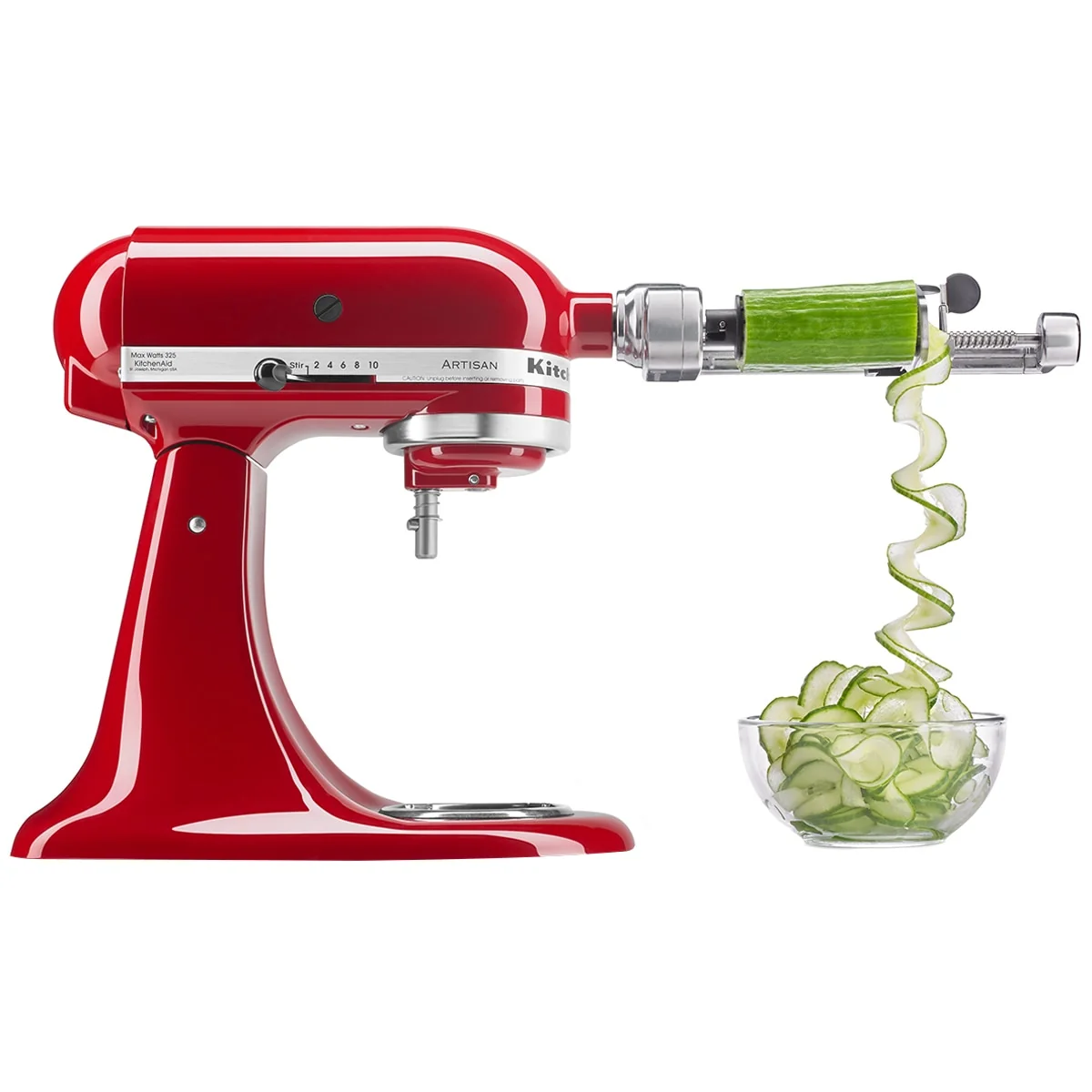 KitchenAid 7-Blade Spiraliser Plus Peel Core Slice Attachment 5KSM2APC Black - Image 19