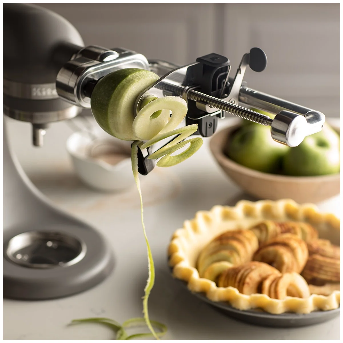 KitchenAid 7-Blade Spiraliser Plus Peel Core Slice Attachment 5KSM2APC Black - Image 30