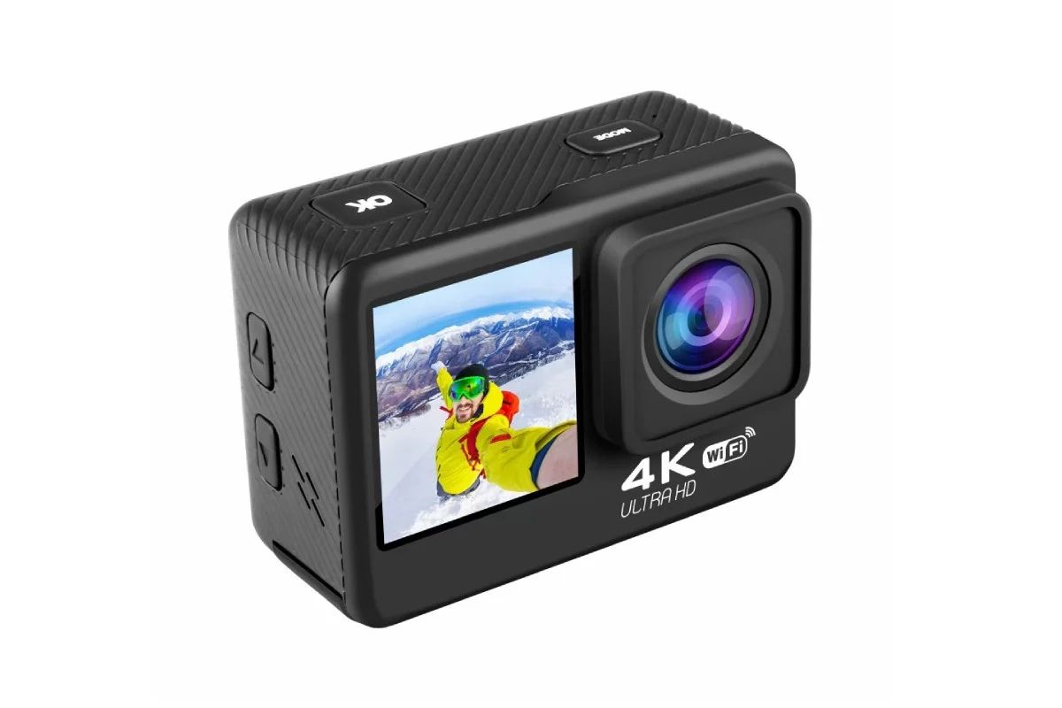 Kogan 4K Dual Screen Wi Fi Action Camera with Waterproof Case - Image 9