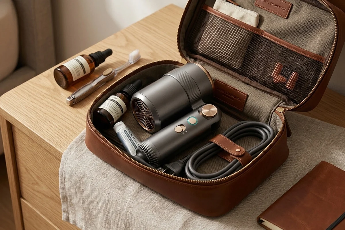 Kogan Compact Foldable Travel Hair Dryer Ionic Diffuser - Image 3