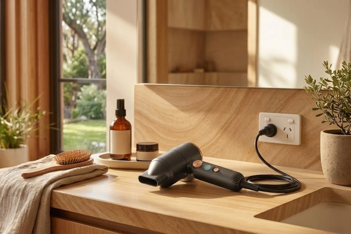 Kogan Compact Foldable Travel Hair Dryer Ionic Diffuser - Image 4