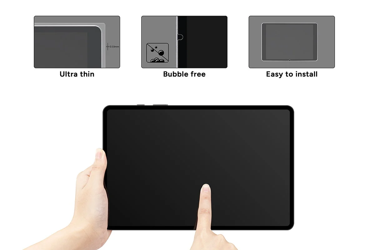 Kogan Glass Screen Protector for Samsung Galaxy Tab 11 Inch 2 Pack - Image 5