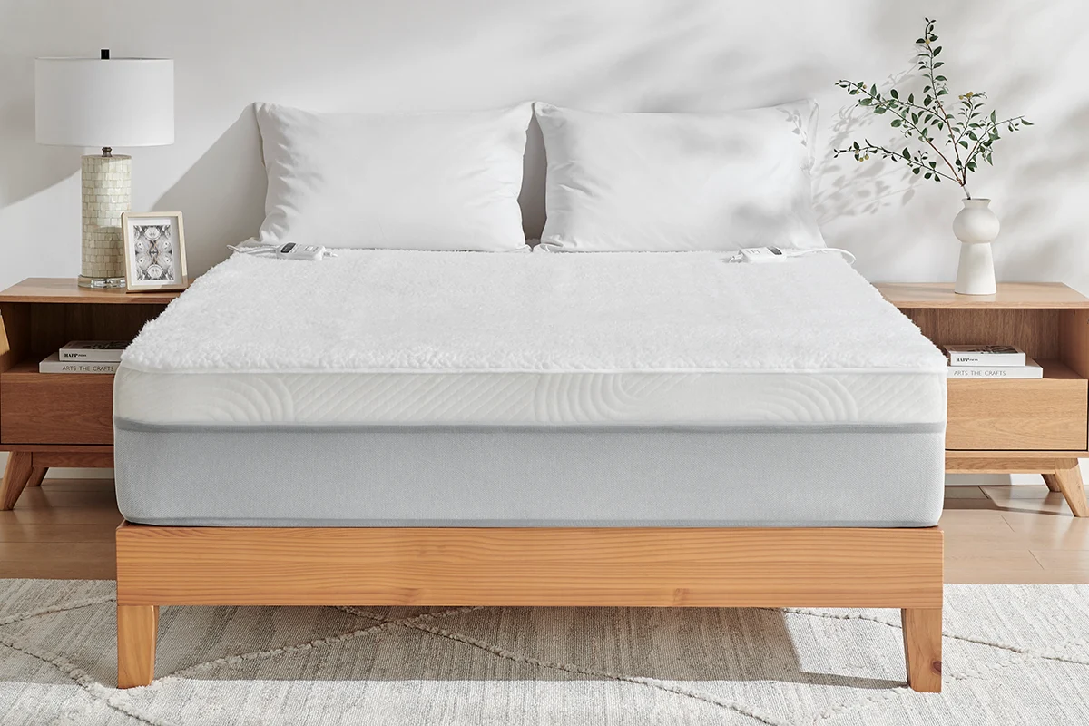 Kogan Multi Zone Sherpa Fitted Electric Blanket King 4 Zone - Image 3