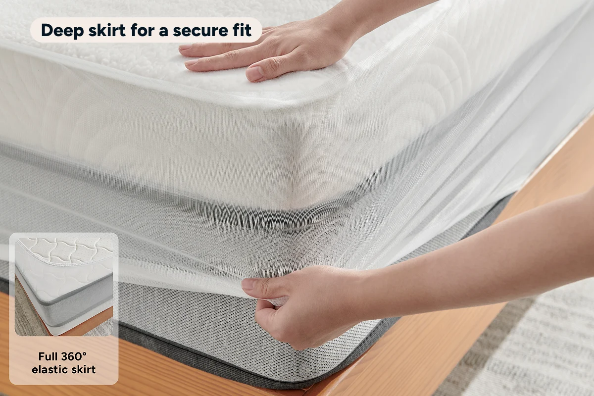 Kogan Multi Zone Sherpa Fitted Electric Blanket King 4 Zone - Image 8