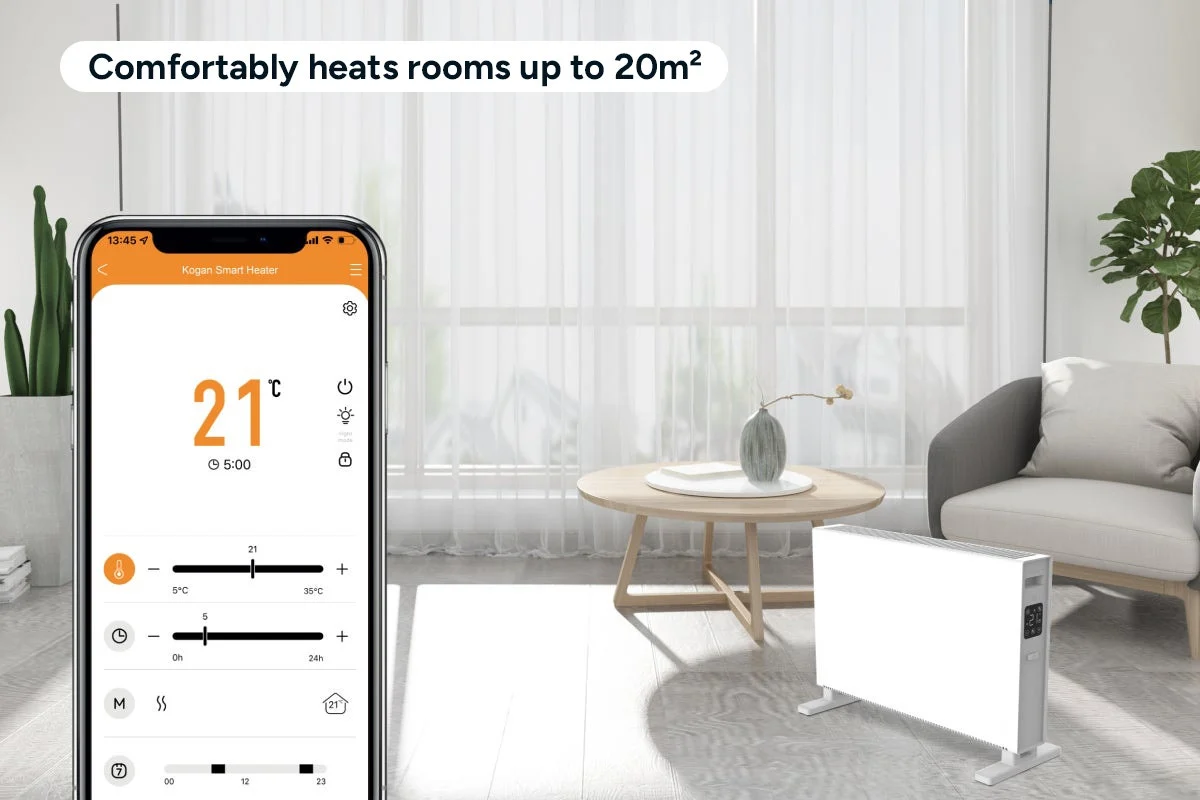 Kogan SmarterHome 2000W Convector Panel Heater with Wi Fi - Image 7