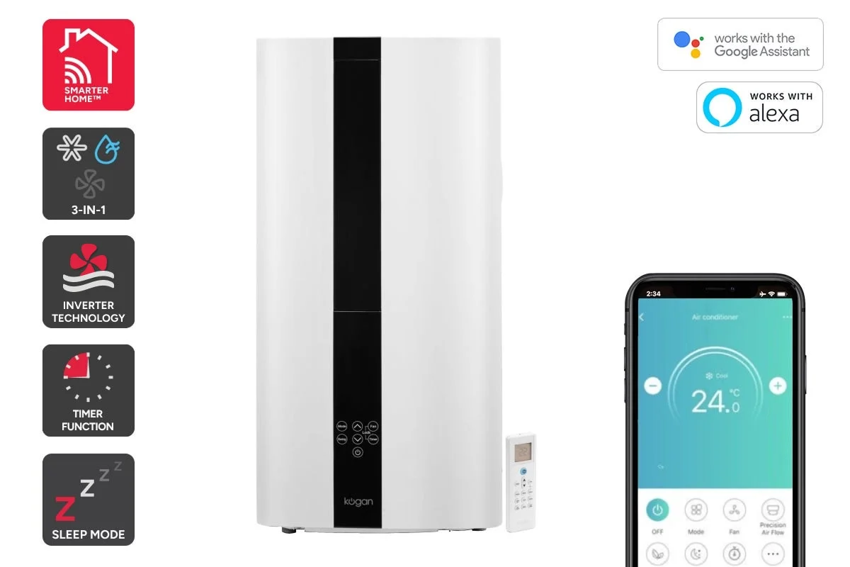 Kogan SmarterHome 3.5kW Inverter Vertical Window Air Conditioner
