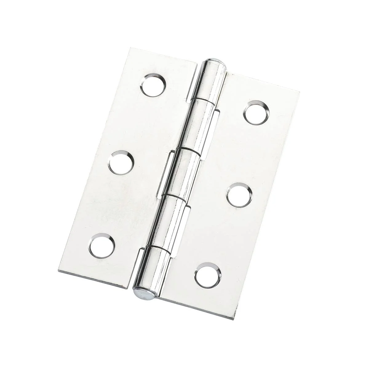 Lane Polished Chrome Fixed Pin Durasmooth Butt Hinge 70x50x1.6mm