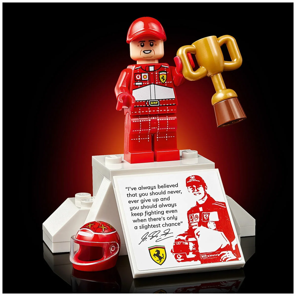 LEGO Icons Ferrari F2004 & Michael Schumacher 11375 Display 735 Pieces - Image 7