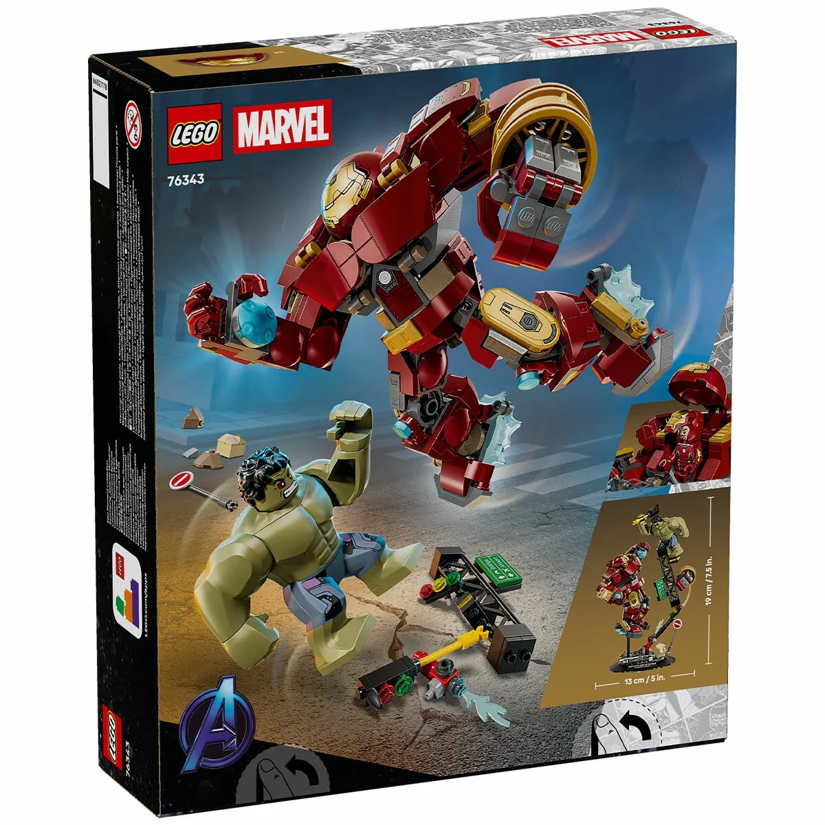 LEGO Marvel Hulkbuster vs The Hulk 76343 413-Piece Epic Battle Set - Image 7