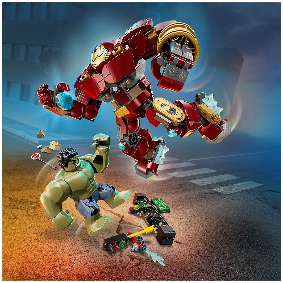 LEGO Marvel Hulkbuster vs The Hulk 76343 413-Piece Epic Battle Set - Image 8