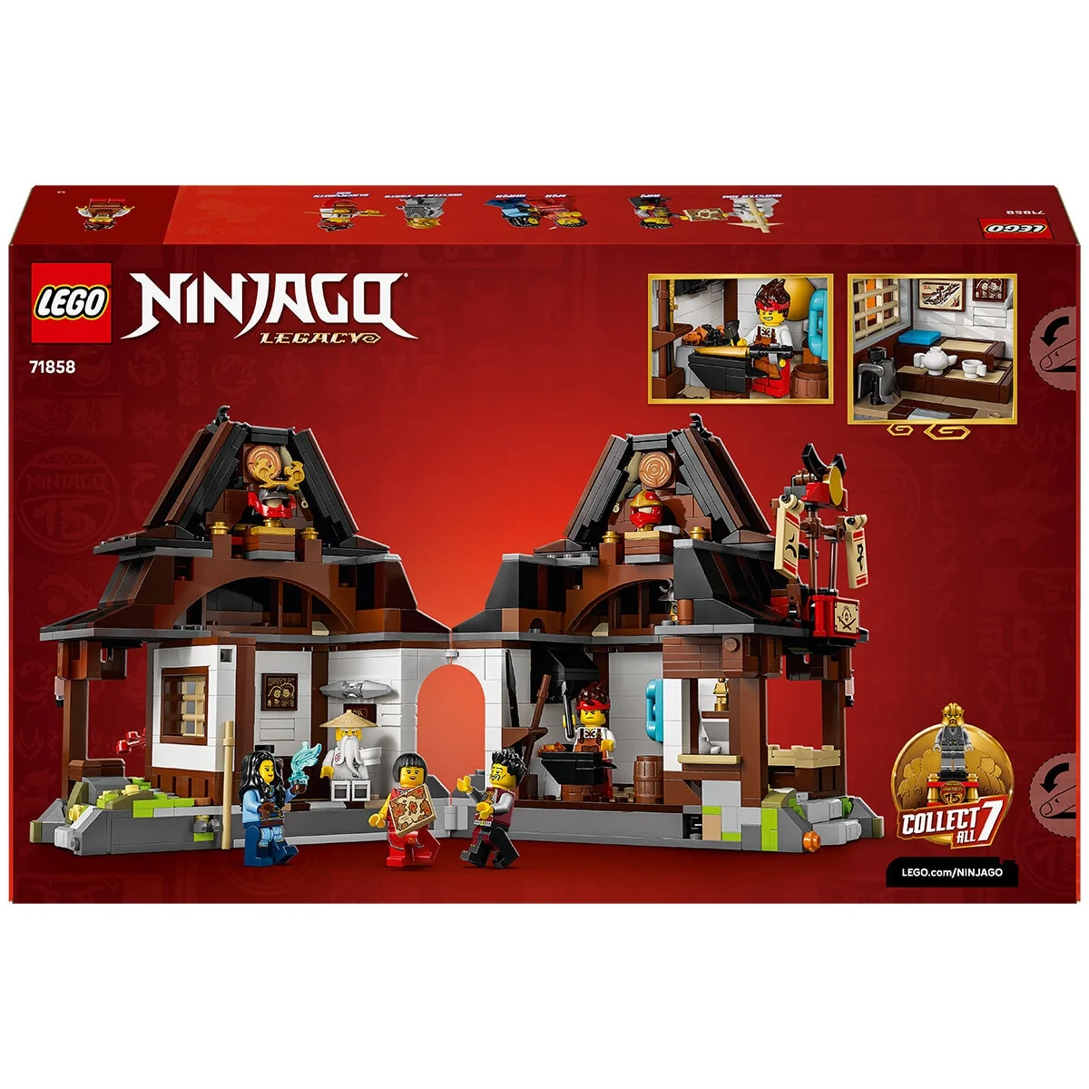 LEGO NINJAGO Four Weapons Blacksmith 15th Anniversary 71858 Black - Image 11