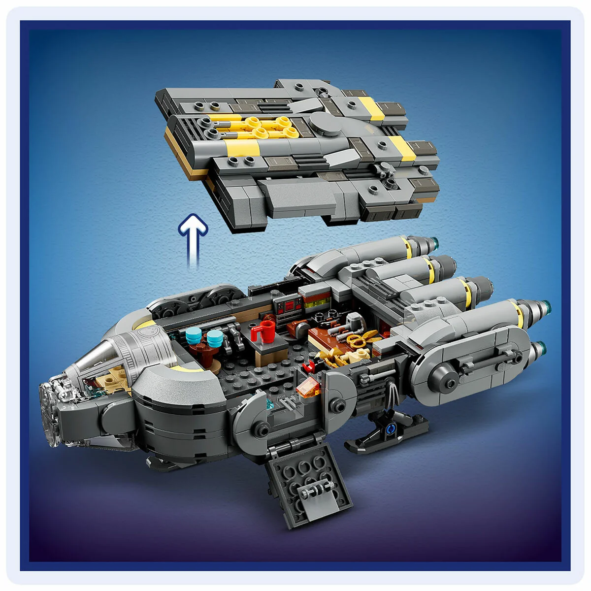 LEGO Star Wars Anzellan Starship 75445 701 Pieces for 9+ Kids - Image 13
