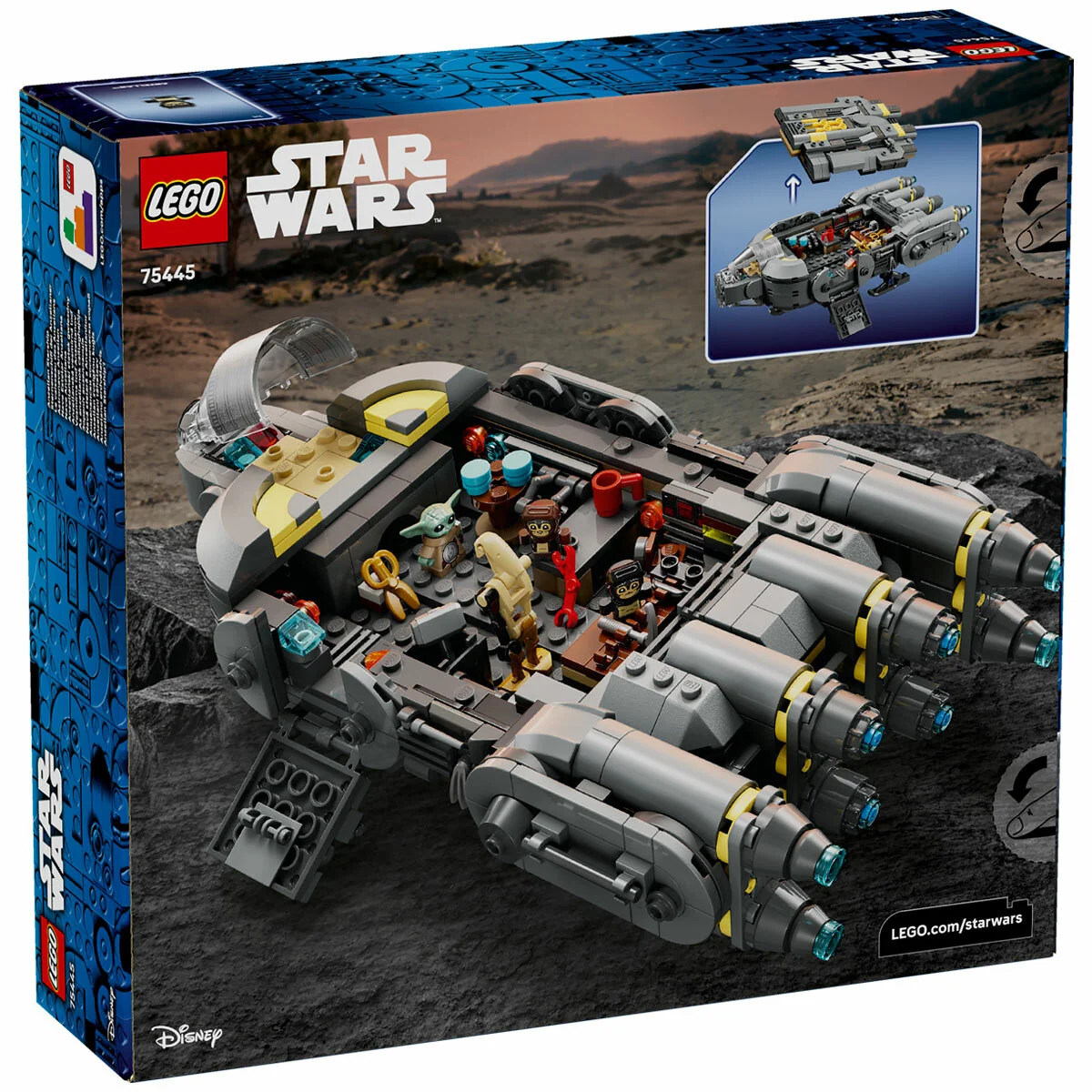 LEGO Star Wars Anzellan Starship 75445 701 Pieces for 9+ Kids - Image 3