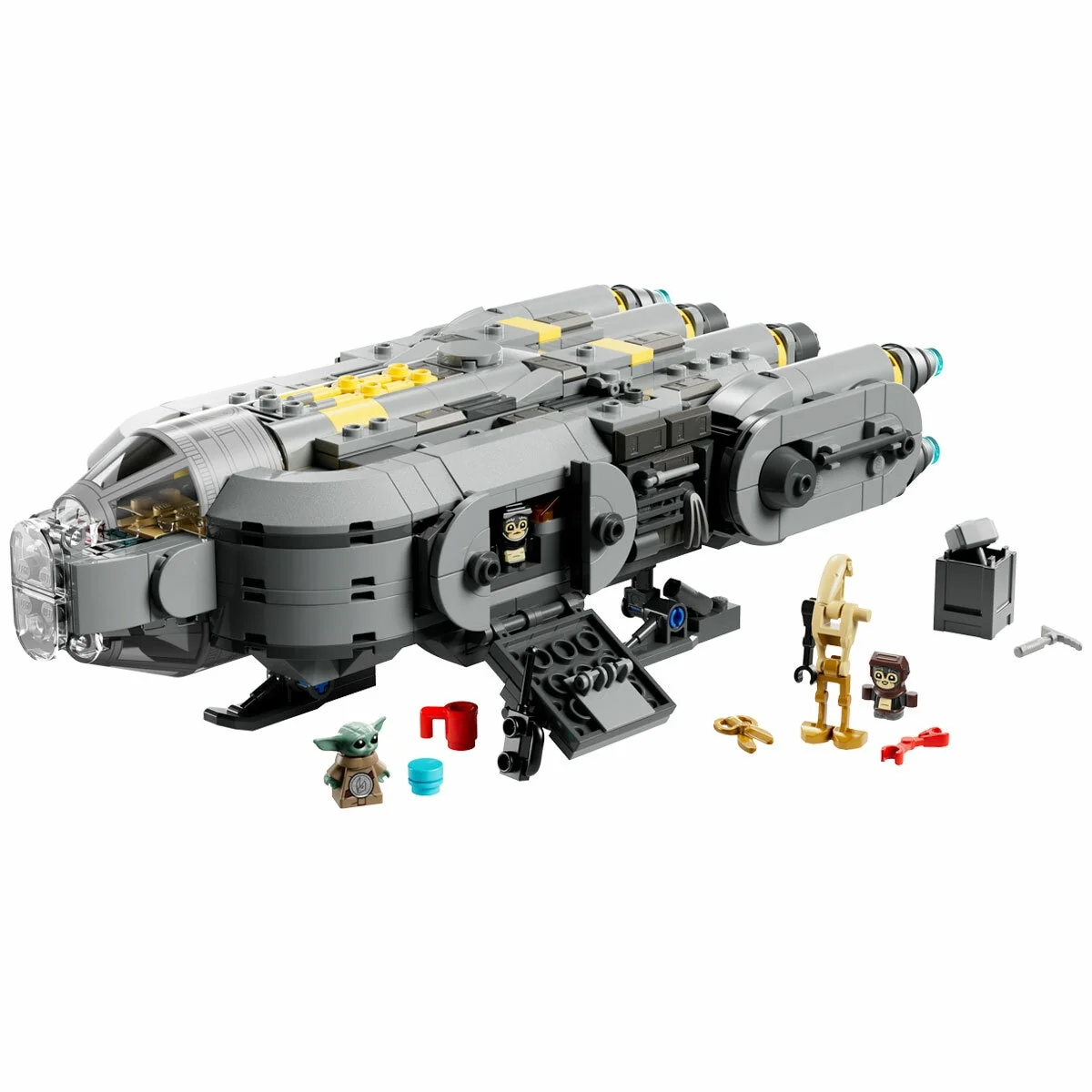LEGO Star Wars Anzellan Starship 75445 701 Pieces for 9+ Kids - Image 4