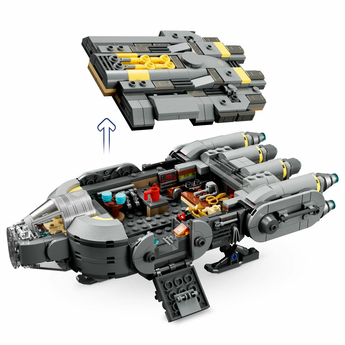 LEGO Star Wars Anzellan Starship 75445 701 Pieces for 9+ Kids - Image 5