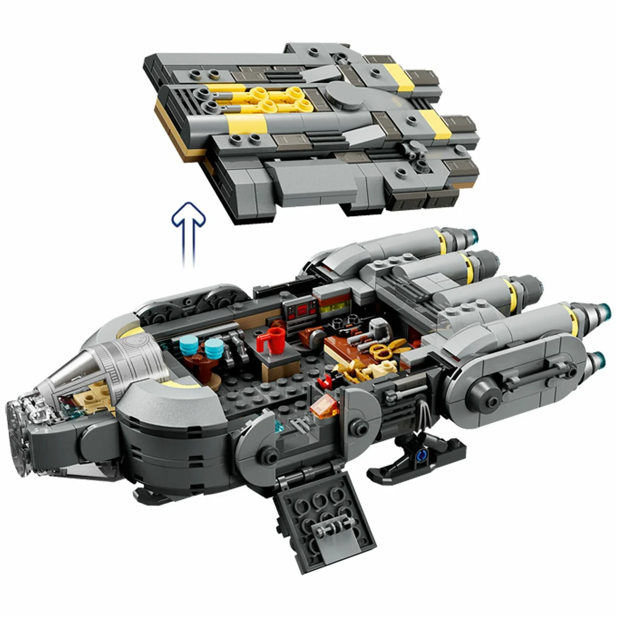 LEGO Star Wars Anzellan Starship 75445 701 Pieces for 9+ Kids - Image 8