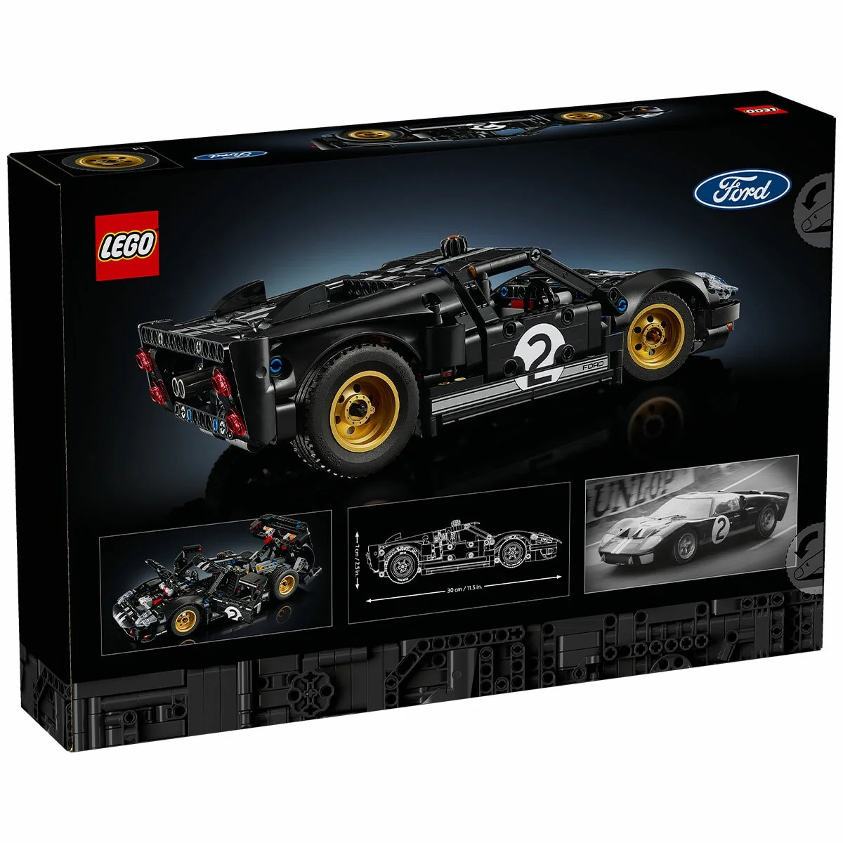 LEGO Technic 1966 Ford GT40 MKII Race Car 42223 793-Piece Model - Image 8