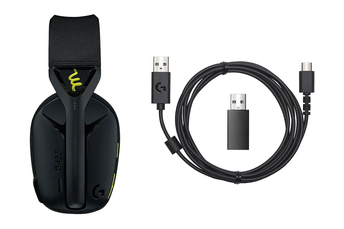 Logitech G435 Lightspeed Wireless Gaming Headset Black - Image 5