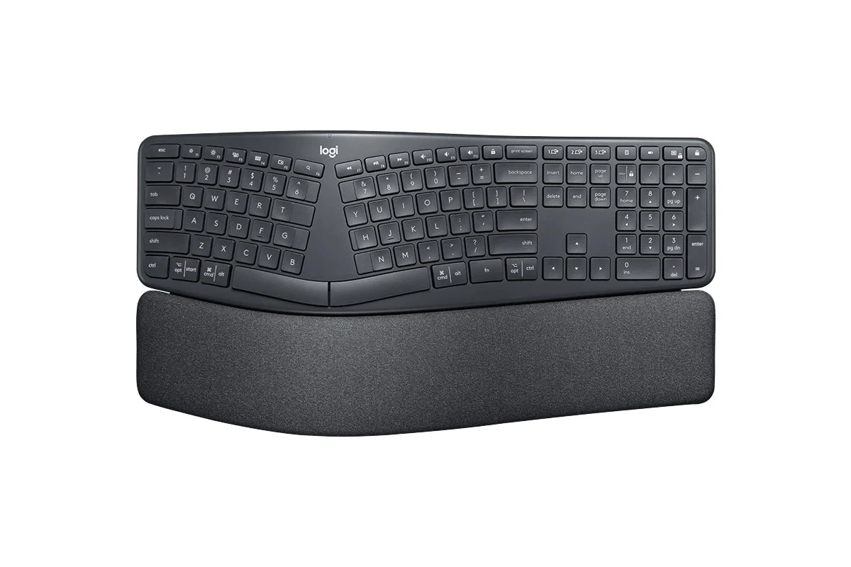 Logitech K860 Ergo Wireless Keyboard Graphite