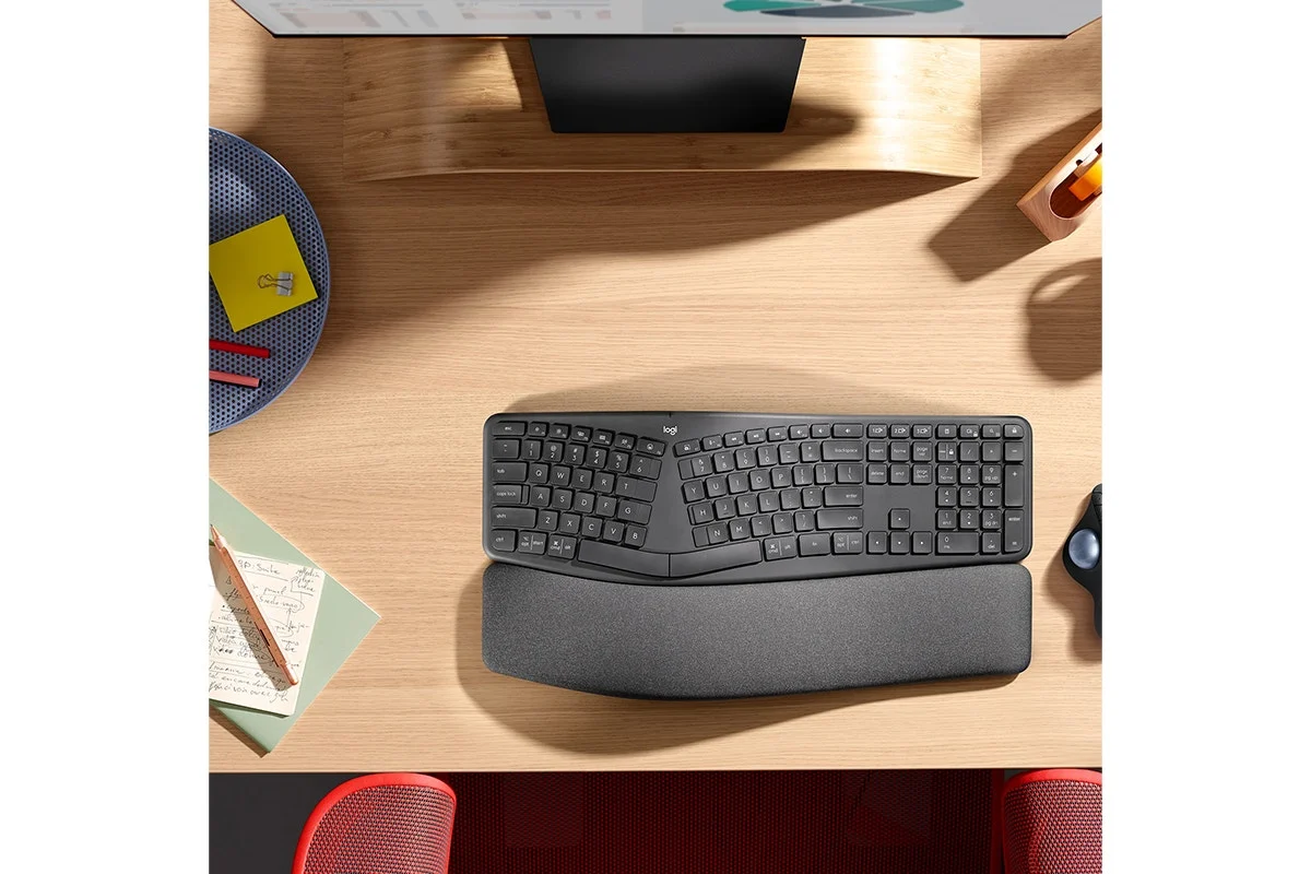 Logitech K860 Ergo Wireless Keyboard Graphite - Image 5