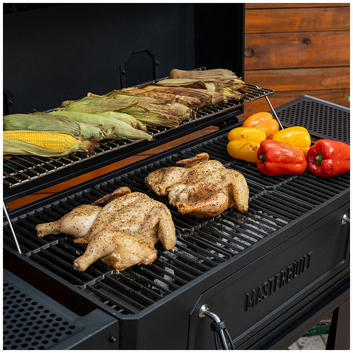 Masterbuilt 91cm Charcoal Wagon Grill MB20042219 Black - Image 9