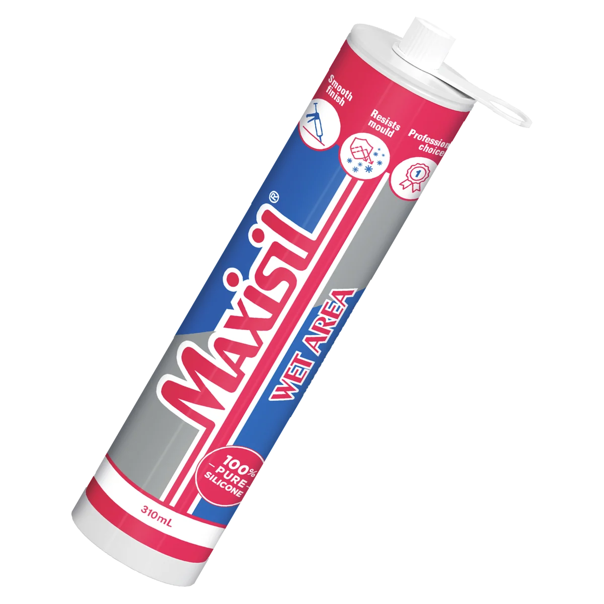 Maxisil Tile Silicone - 310ml - Silicone - Mould Resistant