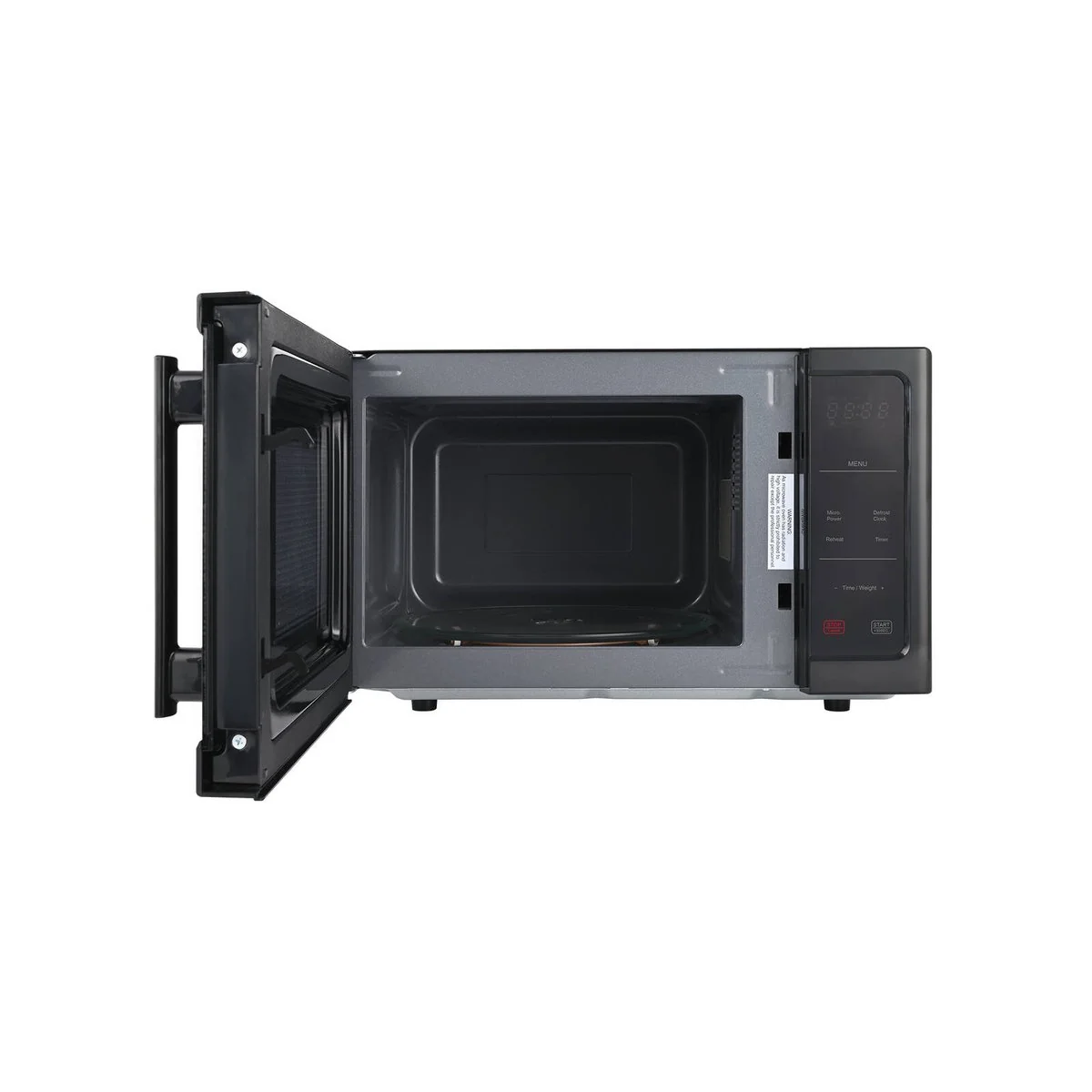 Mistral 25L Black Digital Microwave - 850W Power - 60-Minute Timer - Child Safety Lock - Image 2