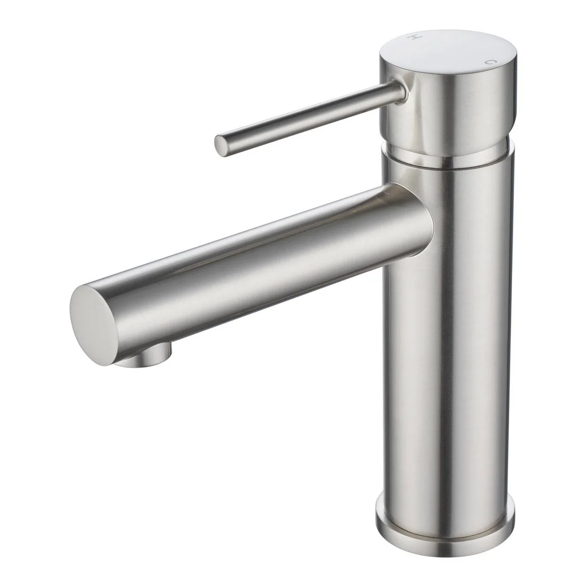 Mondella Resonance Basin Mixer - 35mm - Brushed Nickel - Ergonomic Handle