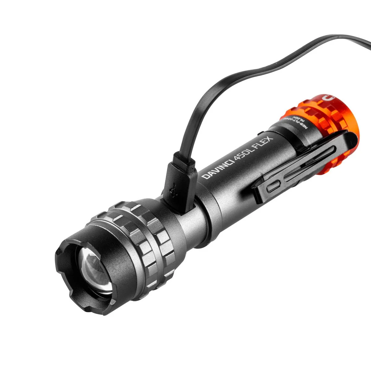 Nebo Davinci Flex Torch - 450 Lumen - 6x Zoom - Rechargeable - Water-Resistant - Image 3