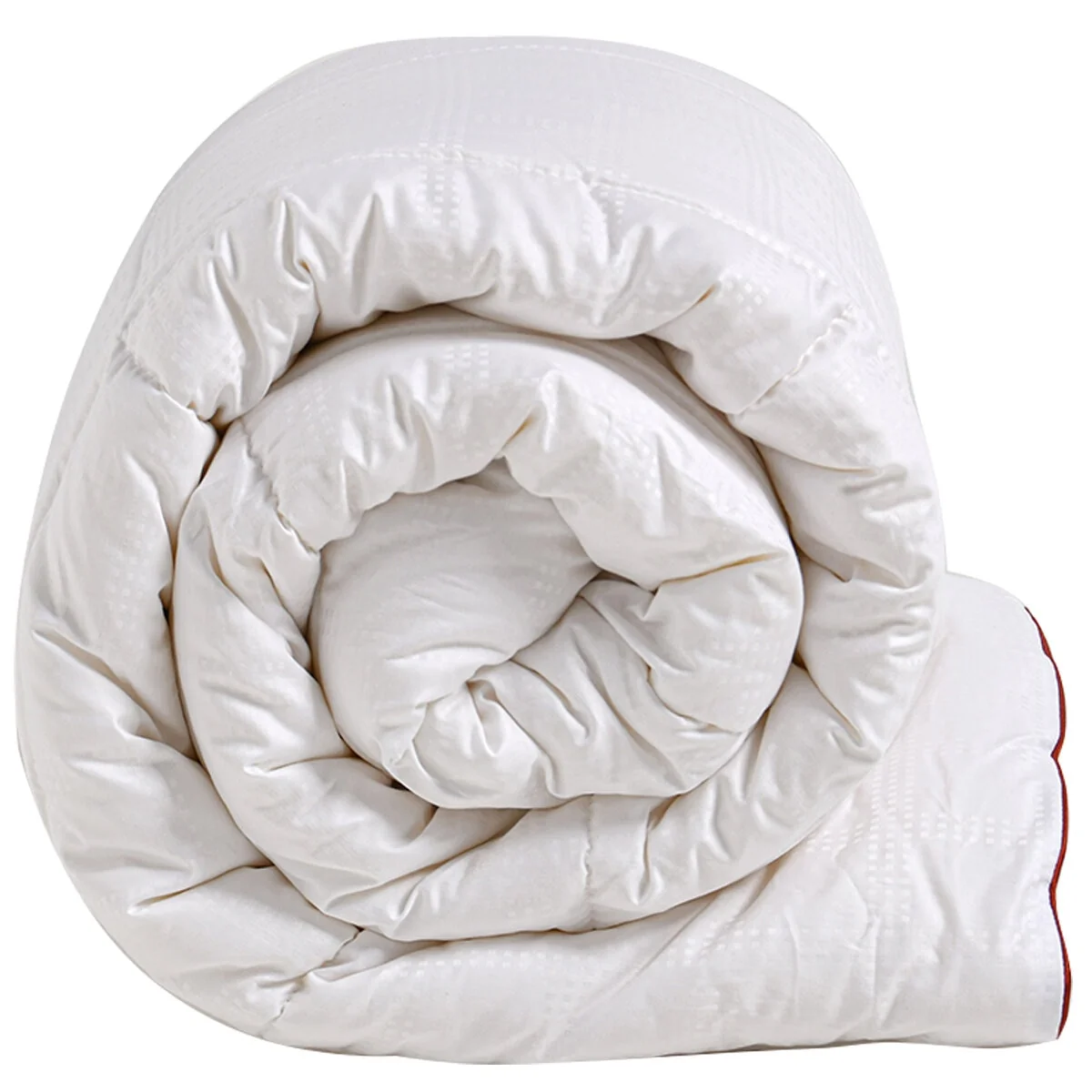 Onkaparinga All Seasons Wool Quilt Queen White 100% Cotton Sateen - Image 3