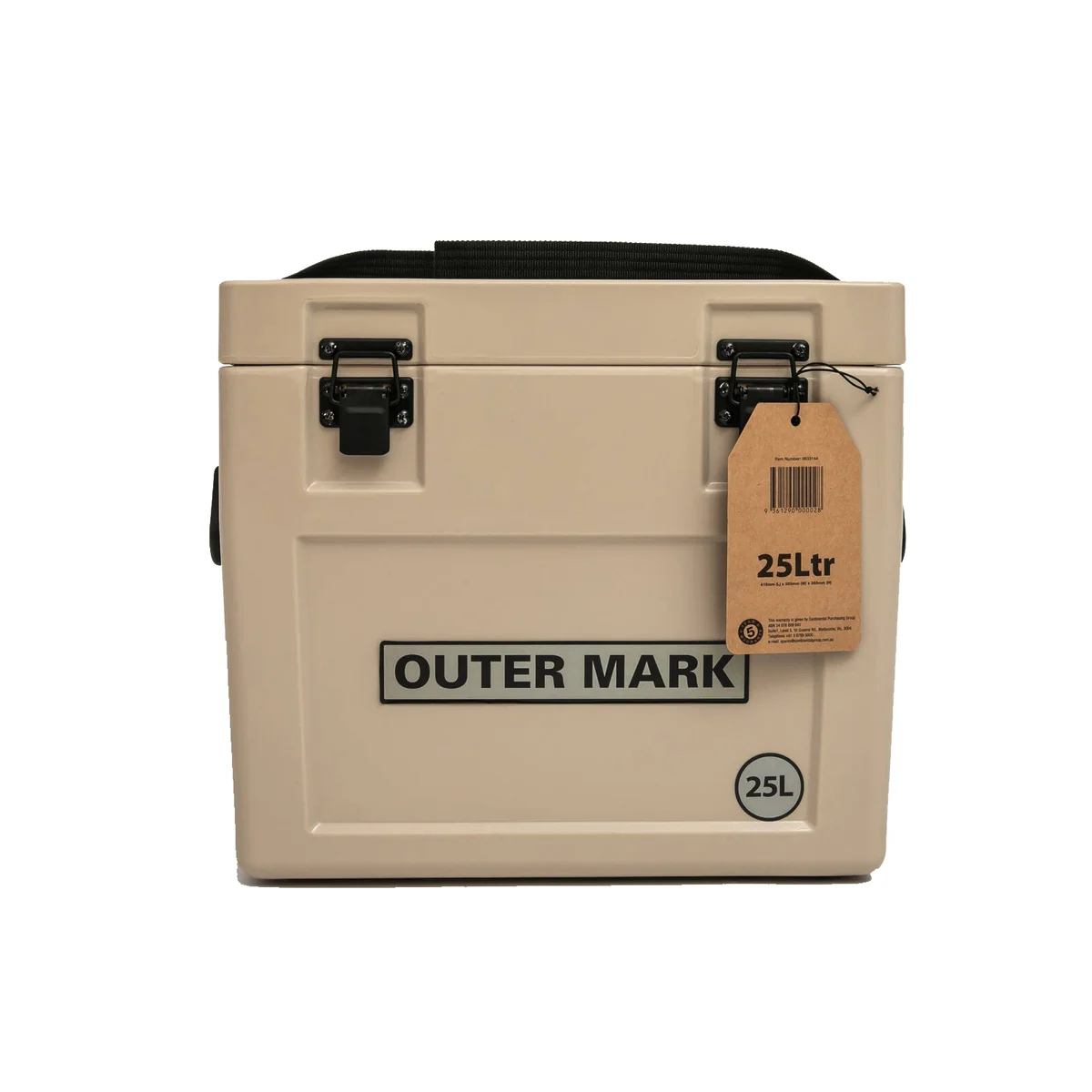 Outermark 25L Cooler Ice Box - Beige - Durable, High Ice Retention