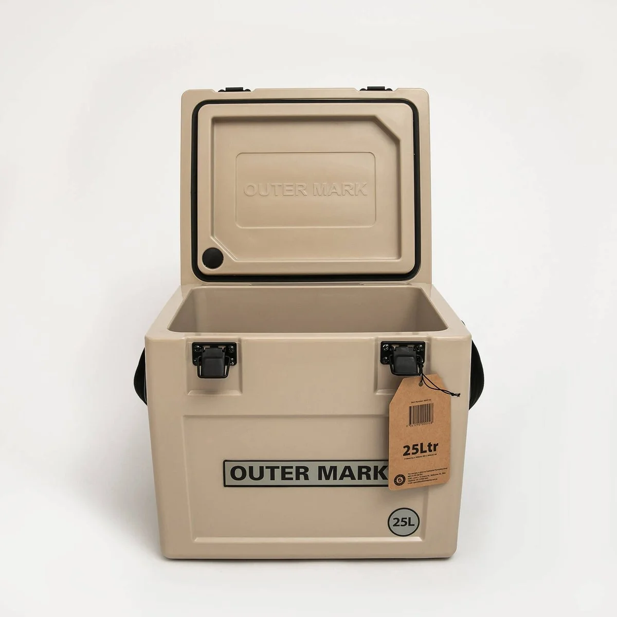 Outermark 25L Cooler Ice Box - Beige - Durable, High Ice Retention - Image 2