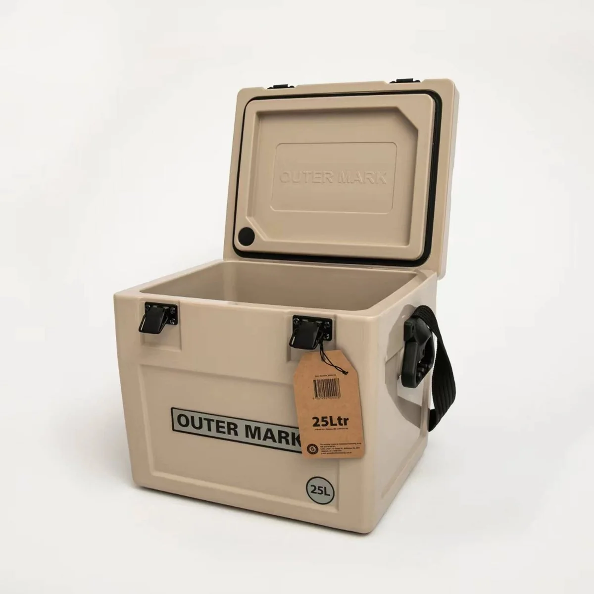 Outermark 25L Cooler Ice Box - Beige - Durable, High Ice Retention - Image 3