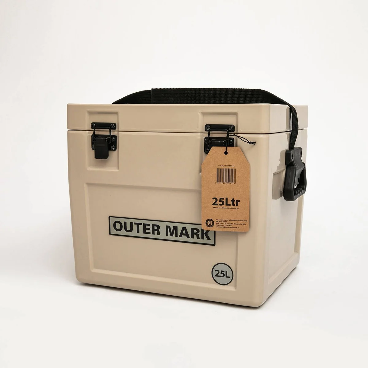 Outermark 25L Cooler Ice Box - Beige - Durable, High Ice Retention - Image 4