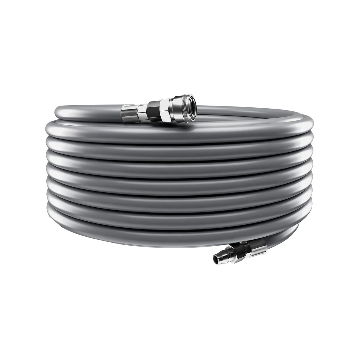 Ozito Air Hose - 20m x 3/8” - PVC - Quick Release Fittings - Image 2
