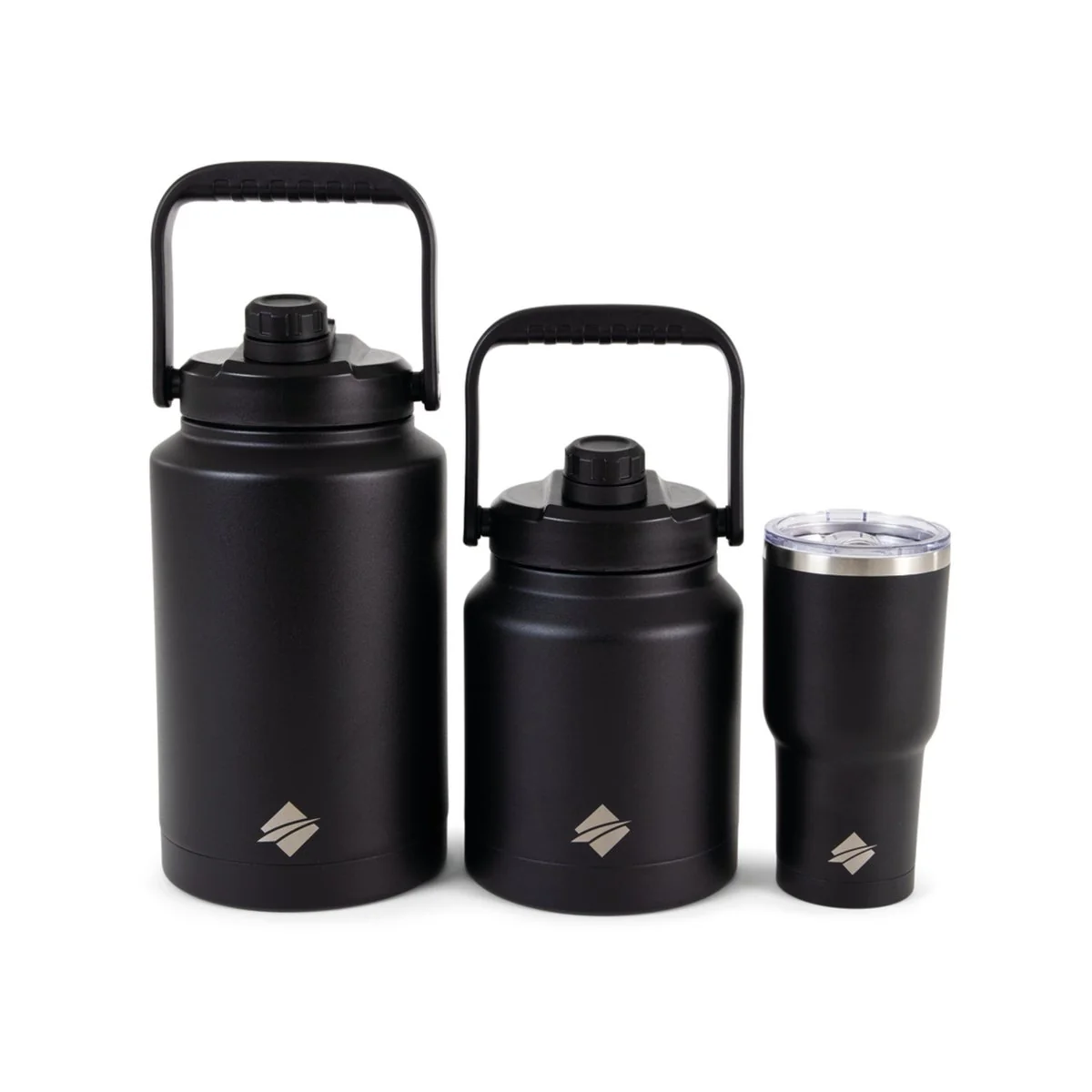 Oztrail 2.5L Insulated Jug Drink Flask - Matte Charcoal - 18/8 Stainless Steel - Image 5