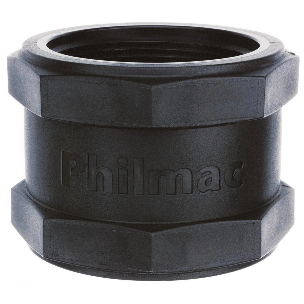 Philmac 1 1/2 Bsp Thread Pipe Socket - Polypropylene - UV Resistant - Durable