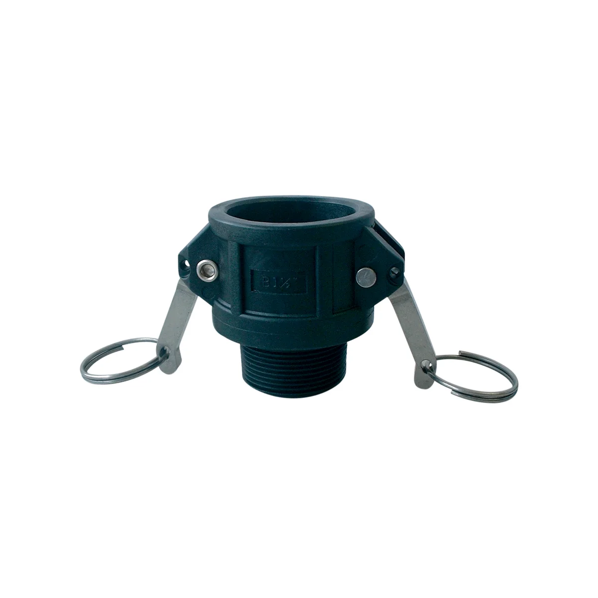 Philmac 1 Polypropylene Type B Camlock Fitting 1" Black