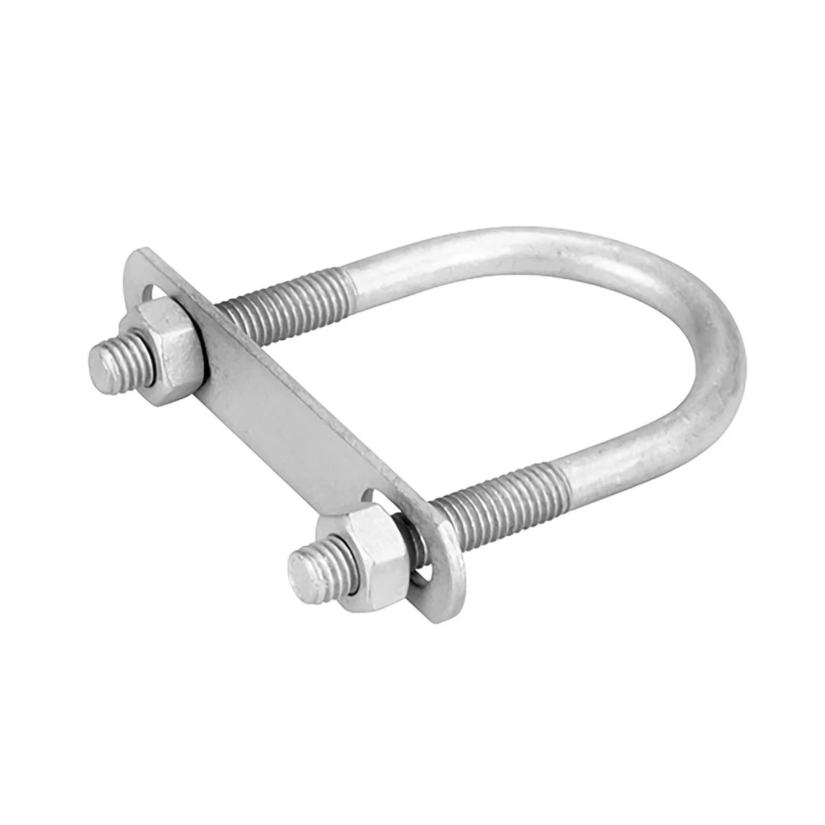 Pinnacle Galvanised U Bolt M8 - 75mm x 43mm - Corrosion Resistant - Silver