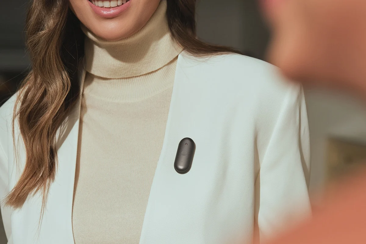 PLAUD NotePin S Voice Recorder Black AI Transcription - Image 4