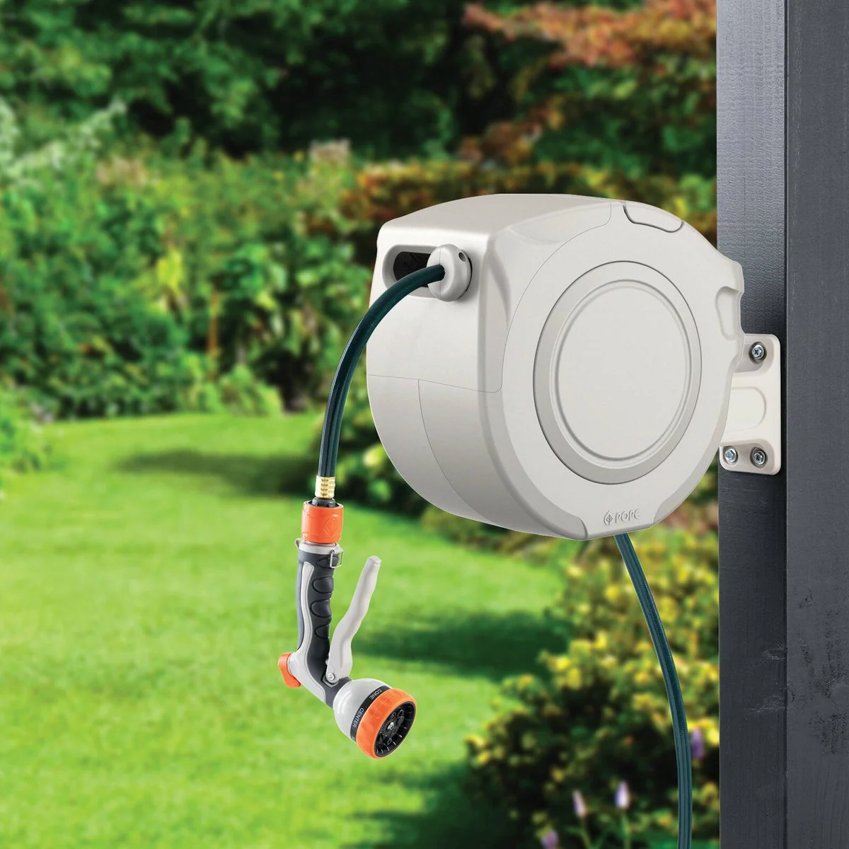 Pope Auto Wind Hose Reel 20m - Controlled Rewind System - Leak-Free Connections - Image 2