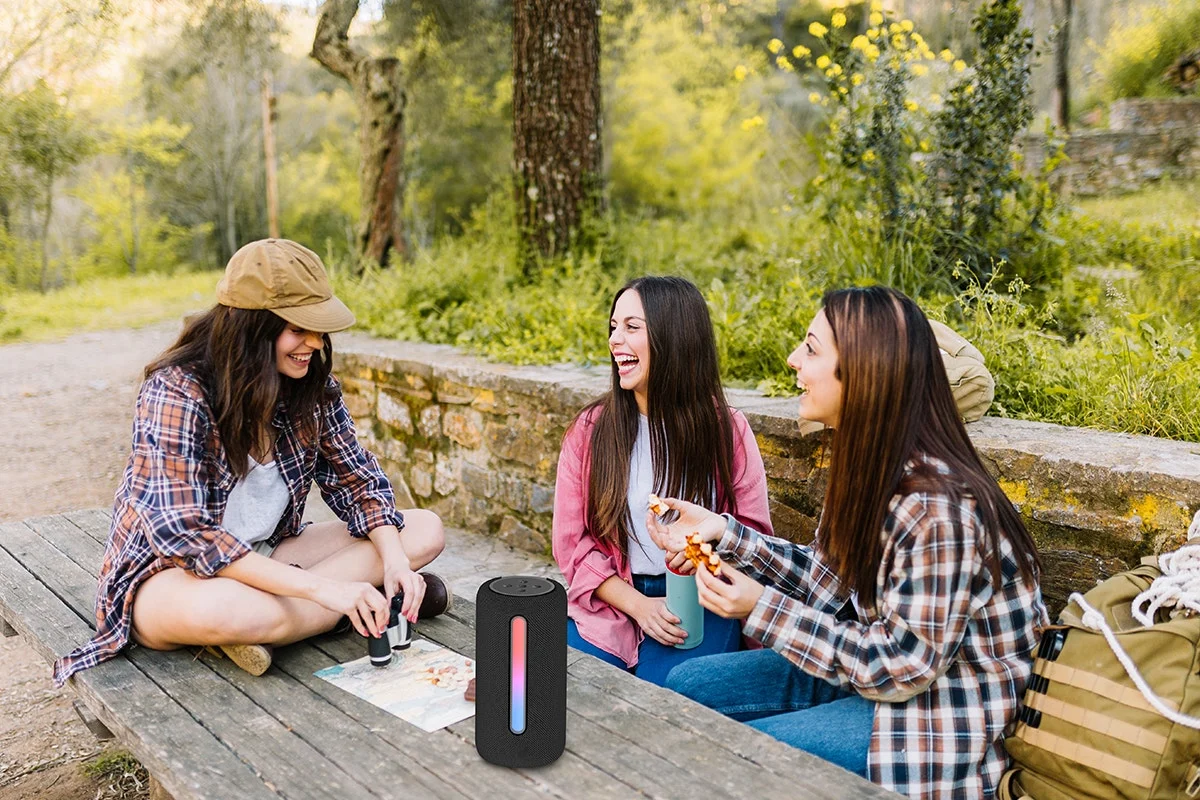 Portable RGB Bluetooth Speaker 10W with LED Lights - Image 10
